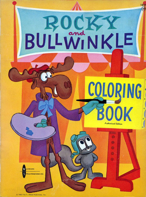 Rocky and Bullwinkle Coloring Book