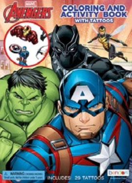 Avengers Coloring & Activity Book