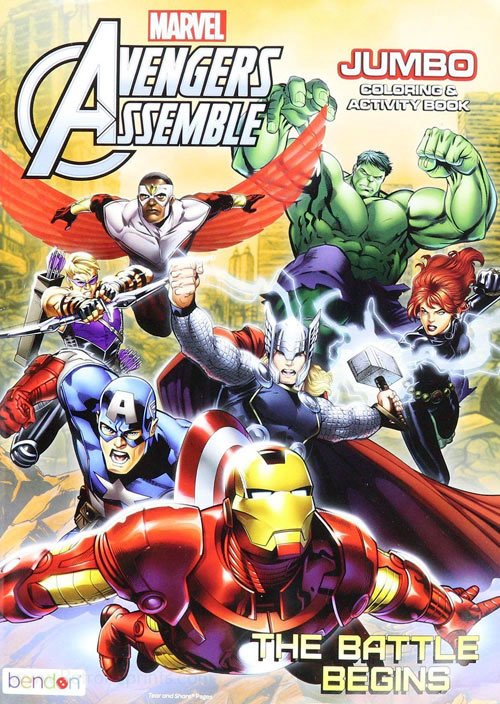 Avengers Coloring & Activity Book