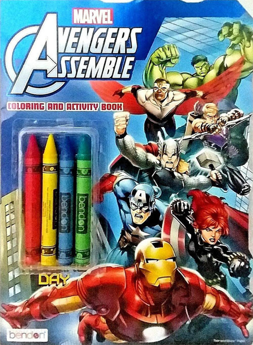 Avengers Coloring & Activity Book