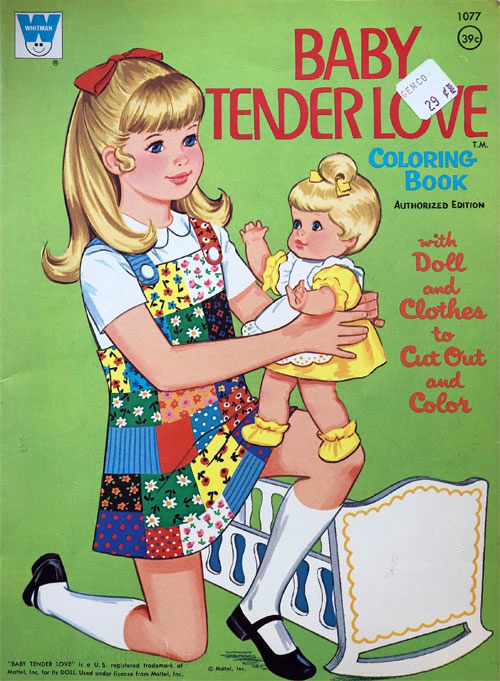 Baby Dolls Baby Tender Love Coloring Book