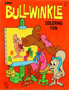 Rocky and Bullwinkle Coloring Fun