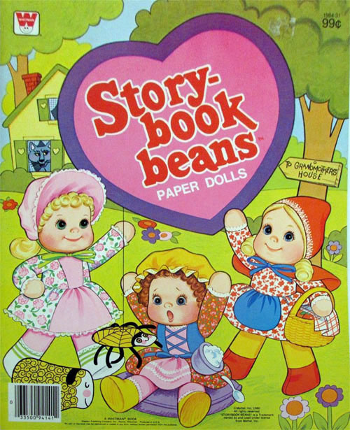 Baby Beans Storybook Beans Paper Dolls
