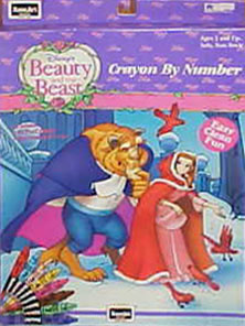 Beauty & the Beast Crayon By Number