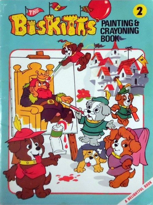 Biskitts, The Painting and Crayoning Book