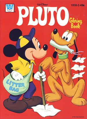 Pluto Coloring Book