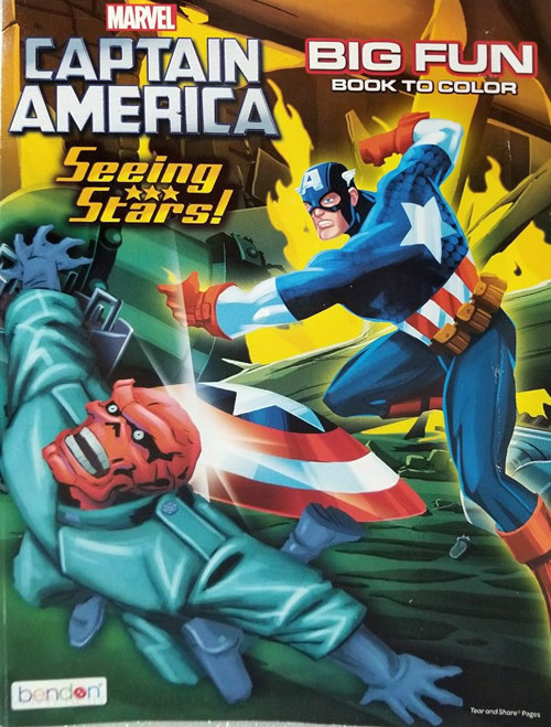 Captain America Seeing Stars!