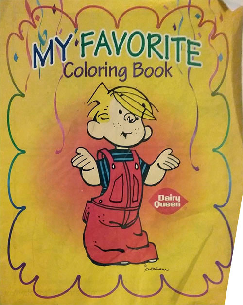 Dennis the Menace Coloring Book