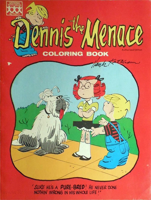 Dennis the Menace Coloring Book