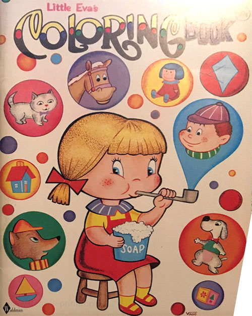 Comic Strips Little Eva Coloring Book