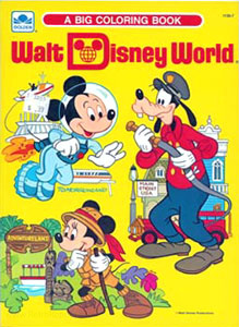 Walt Disney Theme Parks Coloring Book