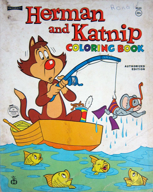 Herman and Katnip Coloring Book