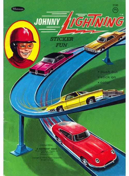 Johnny Lightning Sticker Fun