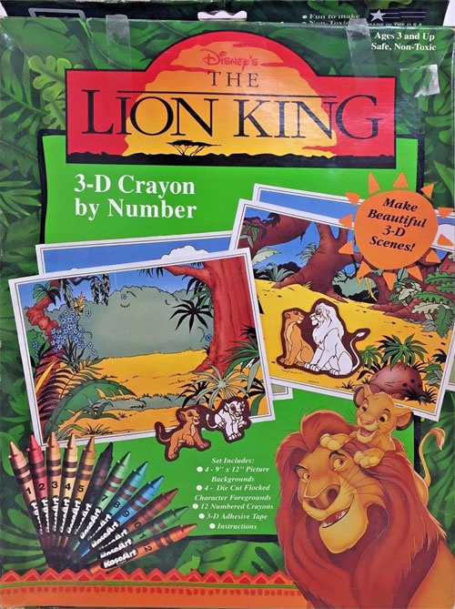 Lion King, The Crayon By Number