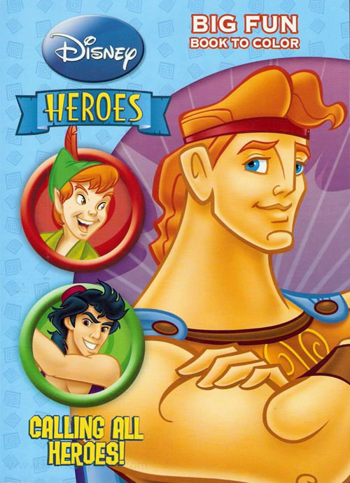 Disney Calling All Heroes! Coloring Books at Retro Reprints