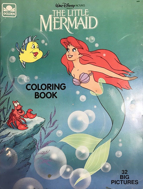 Little Mermaid, Disney's Coloring Book
