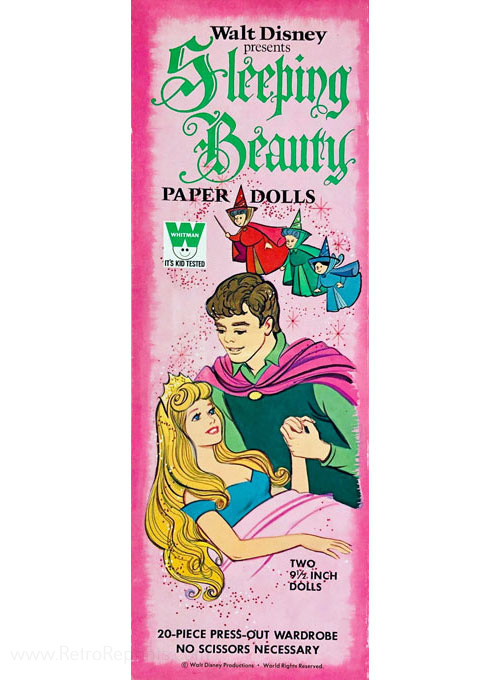 Sleeping Beauty, Disney's Paper Dolls  Coloring Books at Retro Reprints -  The world's largest coloring book archive!