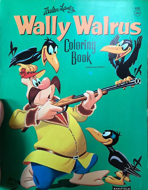 Wally Walrus Coloring Book