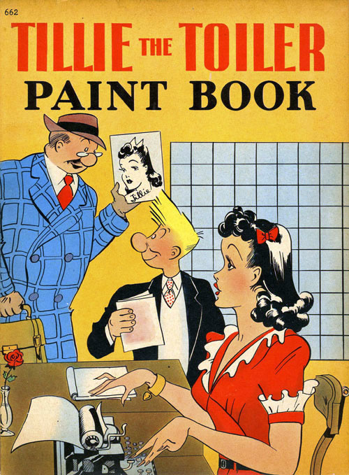 Comic Strips Tillie the Toiler Paint Book