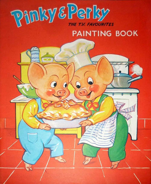 Pinky and Perky Painting Book