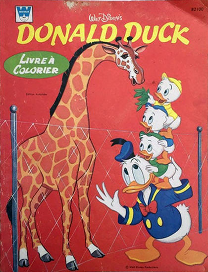 Donald Duck Coloring Book