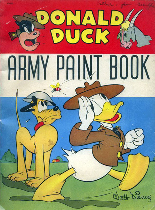 Donald Duck Army Paint Book