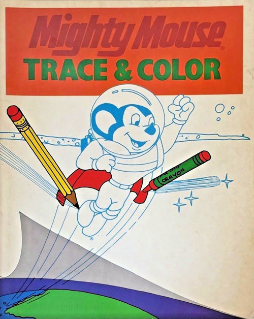 Mighty Mouse Trace & Color