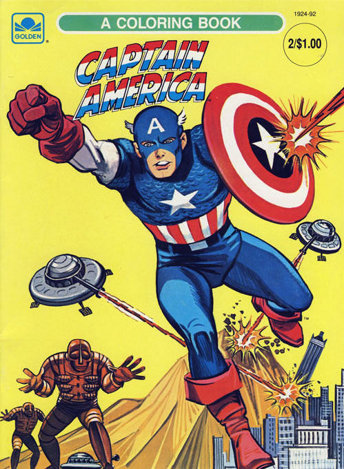 Captain America Coloring Book