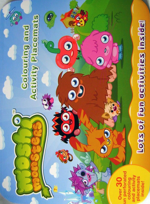 Moshi Monsters Coloring & Activity Placemats