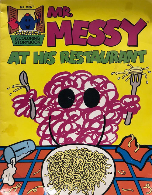 Mr. Men & Little Miss Mr. Messy at His Restaurant