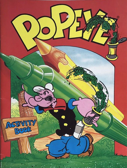 Popeye the Sailor Man Activity Book