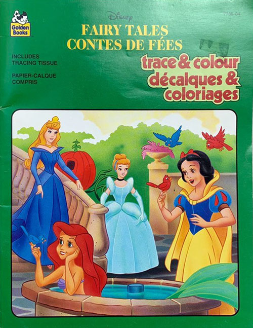 Princesses, Disney Trace & Color