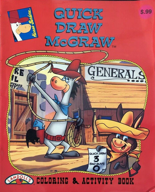 Quickdraw McGraw Coloring & Activity Book