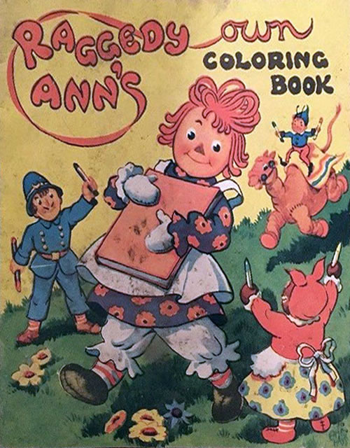 Raggedy Ann & Andy Coloring Book