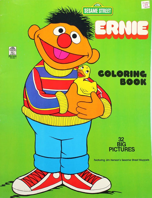 Sesame Street Ernie Coloring Book