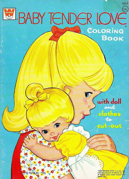 Baby Dolls Baby Tender Love Coloring Book