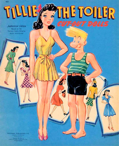 Comic Strips Tillie the Toiler Paper Dolls