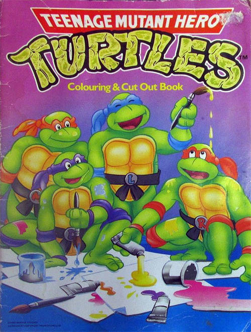 Vintage Teenage Mutant Ninja Turtles Coloring & Activity Book 2012 Unused