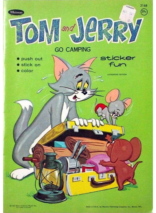 Tom & Jerry Cat & Mouse Games  Coloring Books at Retro Reprints