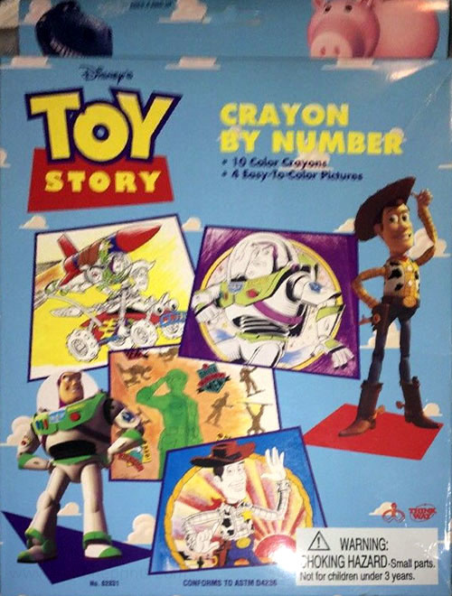 Toy Story Crayon By Number