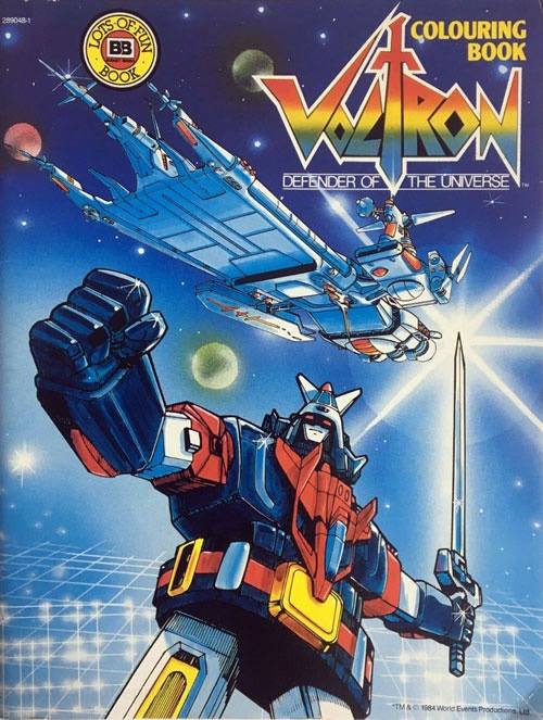 Voltron: Defender of the Universe Coloring Book