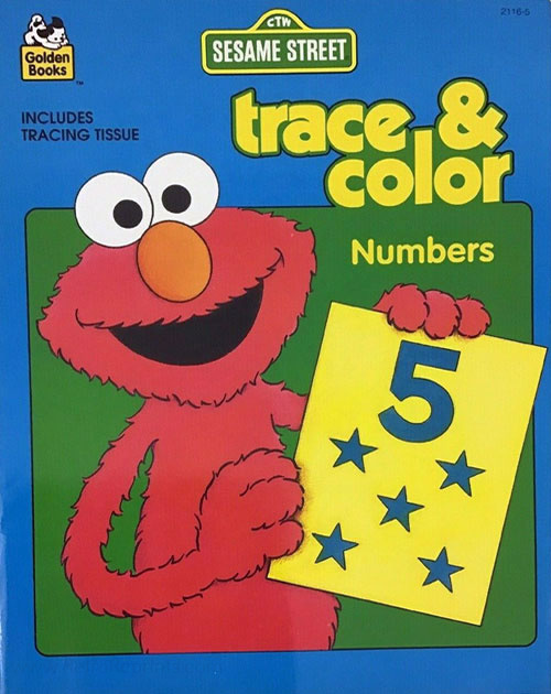 Sesame Street Trace & Color