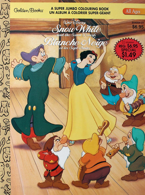 Snow White & the Seven Dwarfs Coloring Book