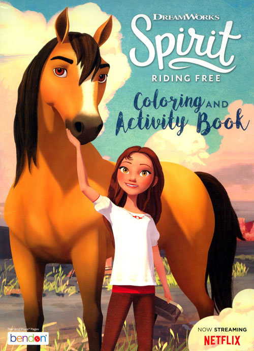 Spirit: Riding Free Coloring and Activity Book