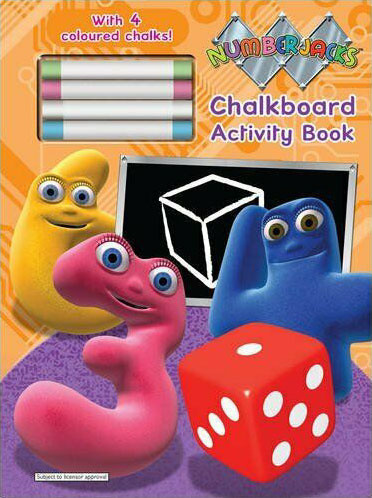 Numberjacks Chalkboard Activity Book Coloring Books At Retro Reprints The World S Largest Coloring Book Archive