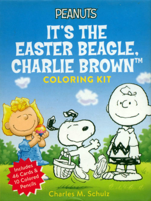 Peanuts It's the Easter Beagle Coloring Kit