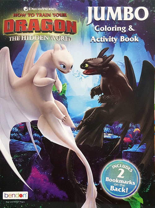 How to Train Your Dragon 3: The Hidden World Coloring & Activity Book