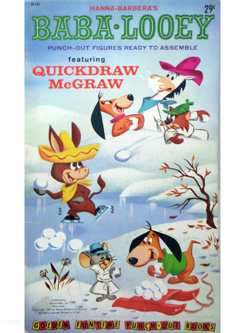 Quickdraw McGraw Punch-Out Book