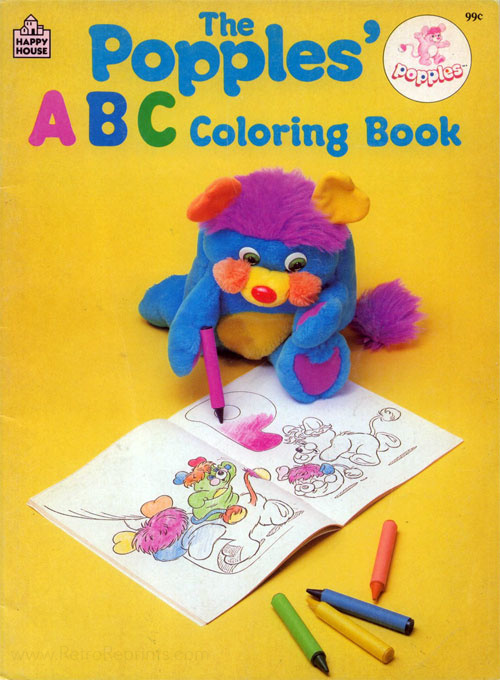 Popples ABC Coloring Book