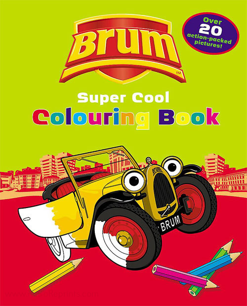 Brum Super Cool Colouring Book